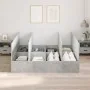 Estructura de Cama de Almacenamiento Gris Concreto 200x200 cm | Foro24.es | Tu tienda online para hogar, jardín y más Foro24.es