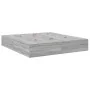 Estructura de cama de almacenamiento Gris Sonoma 200x200 cm | Foro24.es | Tu tienda online para hogar, jardín y más Foro24.es