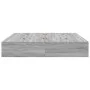 Estructura de cama de almacenamiento Gris Sonoma 200x200 cm | Foro24.es | Tu tienda online para hogar, jardín y más Foro24.es