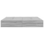 Estructura de cama de almacenamiento Gris Sonoma 200x200 cm | Foro24.es | Tu tienda online para hogar, jardín y más Foro24.es