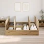 Base de Cama de Almacenamiento en Roble Artisan 200x200 cm | Foro24.es | Tu tienda online para hogar, jardín y más Foro24.es