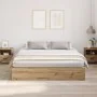 Base de Cama de Almacenamiento en Roble Artisan 200x200 cm | Foro24.es | Tu tienda online para hogar, jardín y más Foro24.es