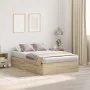 Estructura de Cama con Almacenamiento Sonoma Roble 120x200 cm | Foro24.es | Tu tienda online para hogar, jardín y más Foro24.es