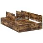 Estructura de Cama de Almacenamiento de Roble Ahumado 120x200 cm | Foro24.es | Tu tienda online para hogar, jardín y más Foro24.es