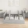 Estructura de Cama de Almacenamiento Gris Sonoma 160x200 cm | Foro24.es | Tu tienda online para hogar, jardín y más Foro24.es