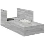 Estructura de Cama de Almacenamiento Gris Sonoma 90x190 cm | Foro24.es | Tu tienda online para hogar, jardín y más Foro24.es