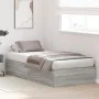 Estructura de Cama de Almacenamiento Gris Sonoma 90x190 cm | Foro24.es | Tu tienda online para hogar, jardín y más Foro24.es