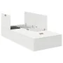 Marco de Cama de Almacenamiento Blanco 75x190 cm von , Betten und Lattenroste - Ref: Foro24-3335413, Preis: 175,67 €, Rabatt: %
