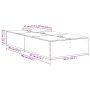 Estructura de Cama de Almacenamiento Roble Artesanal 90x190 cm | Foro24.es | Tu tienda online para hogar, jardín y más Foro24.es