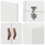 Marco de Cama de Almacenamiento Blanco 75x190 cm von , Betten und Lattenroste - Ref: Foro24-3335413, Preis: 175,67 €, Rabatt: %