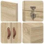 Estructura de cama Roble de Sonoma Madera elaborada | Foro24.es | Tu tienda online para hogar, jardín y más Foro24.es