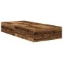 Cama con Almacenamiento Madera Envejecida Madera Maciza Simplista | Foro24.es | Tu tienda online para hogar, jardín y más Foro24.es