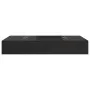 Cama con Almacenamiento Roble Negro Madera Doble Estándar de , Camas y somieres - Ref: Foro24-3335422, Precio: 325,28 €, Desc...