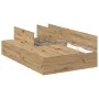 Estructura de Cama de Almacenamiento de Roble Artisan 120x190 cm | Foro24.es | Tu tienda online para hogar, jardín y más Foro24.es