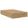 Estructura de Cama de Almacenamiento de Roble Artisan 120x190 cm | Foro24.es | Tu tienda online para hogar, jardín y más Foro24.es