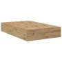 Estructura de Cama de Almacenamiento de Roble Artisan 120x190 cm | Foro24.es | Tu tienda online para hogar, jardín y más Foro24.es