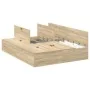 Cama con Almacenamiento Roble Sonoma Madera elaborada 140 x 200 cm | Foro24.es | Tu tienda online para hogar, jardín y más Foro24.es