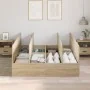 Cama con Almacenamiento Roble Sonoma Madera elaborada 140 x 200 cm | Foro24.es | Tu tienda online para hogar, jardín y más Foro24.es