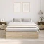 Cama con Almacenamiento Roble Sonoma Madera elaborada 140 x 200 cm | Foro24.es | Tu tienda online para hogar, jardín y más Foro24.es