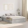 Estructura de Cama con Almacenamiento Gris Concreto 140x190 cm | Foro24.es | Tu tienda online para hogar, jardín y más Foro24.es