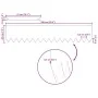 bordes de césped 50 pcs antracita 100x0,5x20 cm acero by , Garden edging and edging - Ref: Foro24-3335776, Price: 262,84 €, D...