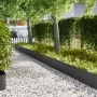 Líneas de Césped 30 pcs Negro 100x0,5x30 cm Acero by , Garden edging and edging - Ref: Foro24-3335781, Price: 230,25 €, Disco...