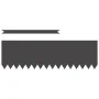 Líneas de Césped 30 pcs Negro 100x0,5x30 cm Acero by , Garden edging and edging - Ref: Foro24-3335781, Price: 230,25 €, Disco...