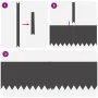 Líneas de Césped 30 pcs Negro 100x0,5x30 cm Acero by , Garden edging and edging - Ref: Foro24-3335781, Price: 230,25 €, Disco...