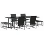 Juego de comedor de jardín de 10 piezas de con cojines de acero y textileno von , Gartensets - Ref: Foro24-3335863, Preis: 36...