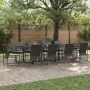 Conjunto de Comedor de Jardín de 13 Piezas con Cojines de Acero y Textileno von , Gartensets - Ref: Foro24-3335869, Preis: 55...