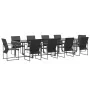 Conjunto de Comedor de Jardín de 13 Piezas con Cojines de Acero y Textileno von , Gartensets - Ref: Foro24-3335869, Preis: 55...