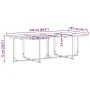 Juego de comedor de jardín de 10 piezas de con cojines de acero y textileno von , Gartensets - Ref: Foro24-3335863, Preis: 36...