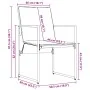Conjunto de Comedor de Jardín de 13 Piezas con Cojines de Acero y Textileno von , Gartensets - Ref: Foro24-3335869, Preis: 55...