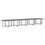 Conjunto de comedor de jardín de 19 piezas con cojines de acero y textileno | Foro24.es | Tu tienda online para hogar, jardín y más Foro24.es