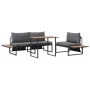 Juego de Comedor de Jardín de 3 Piezas con Cojines Antracita von , Gartensets - Ref: Foro24-3335888, Preis: 440,60 €, Rabatt: %