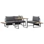 Juego de Comedor de Jardín de 3 Piezas con Cojines Antracita von , Gartensets - Ref: Foro24-3335888, Preis: 440,60 €, Rabatt: %