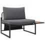 Juego de Comedor de Jardín de 3 Piezas con Cojines Antracita von , Gartensets - Ref: Foro24-3335888, Preis: 440,60 €, Rabatt: %