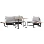 Conjunto de Comedor de Jardín de 3 Piezas con Cojines Gris Claro von , Gartensets - Ref: Foro24-3335889, Preis: 440,60 €, Rab...