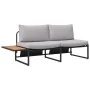 Conjunto de Sofá de Jardín de 3 Piezas con Cojines Gris Claro de , Conjuntos de jardín - Ref: Foro24-3335892, Precio: 407,92 ...