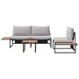 Conjunto de Sofá de Jardín de 3 Piezas con Cojines Gris Claro de , Conjuntos de jardín - Ref: Foro24-3335892, Precio: 407,92 ...