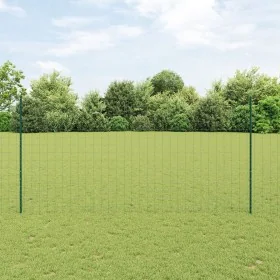 Juego de Cercas Euro Set de 2 Verde Acero 10 x