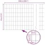 Cerca Euro Juego de 2 Verde Metal 25 x 0.4 m Durable Cerca | Foro24.es | Tu tienda online para hogar, jardín y más Foro24.es