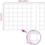 Cerca Euro de con postes en U Set de 2 Verde Acero Galvanizado | Foro24.es | Tu tienda online para hogar, jardín y más Foro24.es