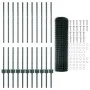 Set de Cerca de Jardín Pack de 2 Verde Acero 25 x 1 m Durable von , Zaunpfosten - Ref: Foro24-3336027, Preis: 108,44 €, Rabat...