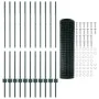 Juego de Cerca de Jardín Set de 2 Verde Metal recubierto de PVC by , fence posts - Ref: Foro24-3336028, Price: 137,35 €, Disc...