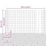 Juego de Cerca de Jardín Set de 2 Verde Metal recubierto de PVC by , fence posts - Ref: Foro24-3336028, Price: 137,35 €, Disc...