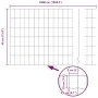 Cerca Euro de Set de 3 Verde Acero, PVC Mediano Resistente | Foro24.es | Tu tienda online para hogar, jardín y más Foro24.es
