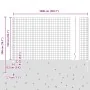 Conjunto de Cercas de Jardín 2 Unidades Verde Metal 10 x 1.5 m by , fence posts - Ref: Foro24-3336045, Price: 87,52 €, Discou...