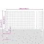 Set de Cerca de Jardín Set de 2 Verde Acero 25 x 0.8 m Duradero de , Postes de cerca - Ref: Foro24-3336049, Precio: 103,08 €,...