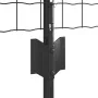 Valla Euro de con 5 postes en U gris 0.6x10 m de acero | Foro24.es | Tu tienda online para hogar, jardín y más Foro24.es